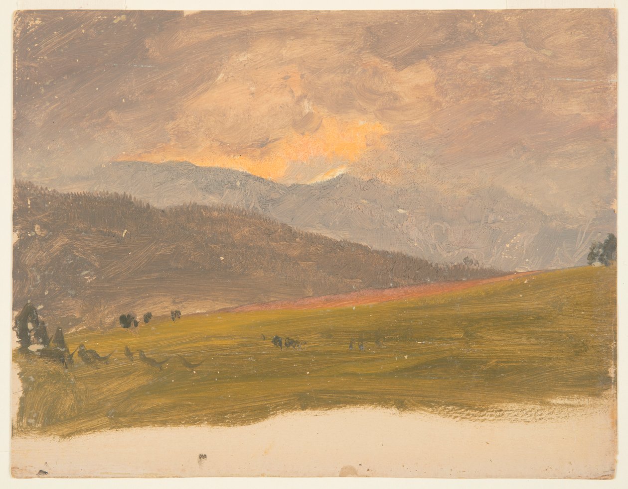 Landskap, Hudson Valley av Frederic Edwin Church