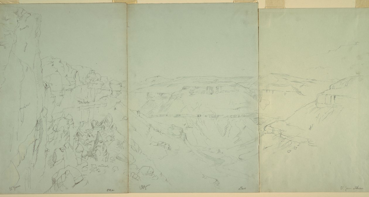Landskap i El Yeman av Frederic Edwin Church