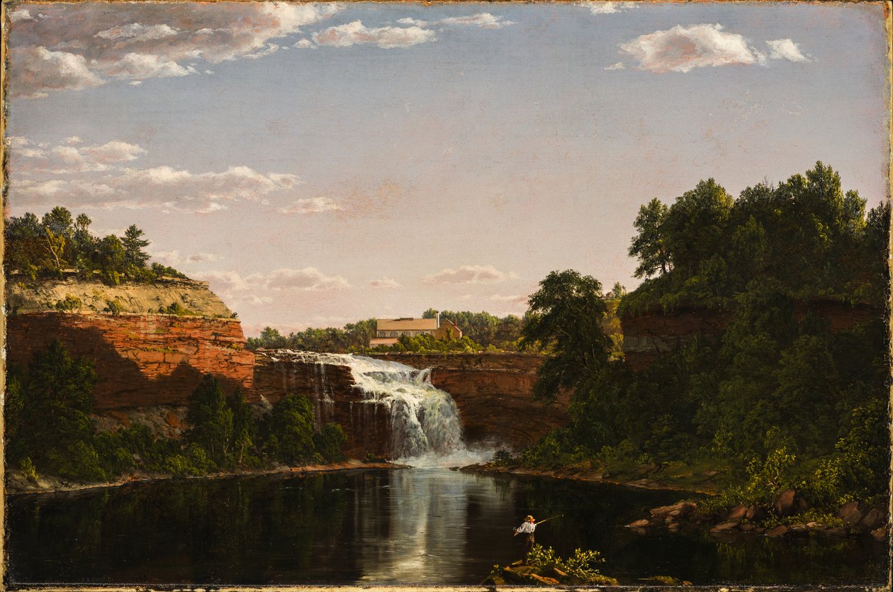 Nedre fossefall, Rochester av Frederic Edwin Church