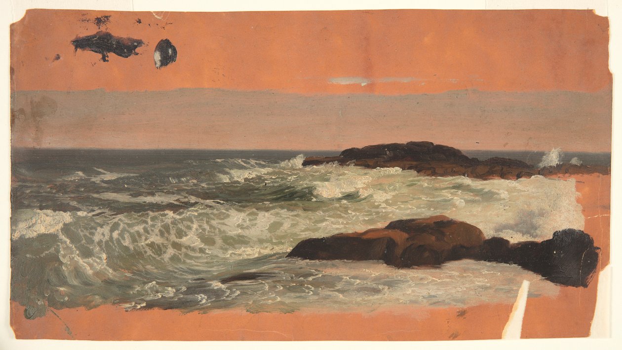 Maine Coast, surf av Frederic Edwin Church