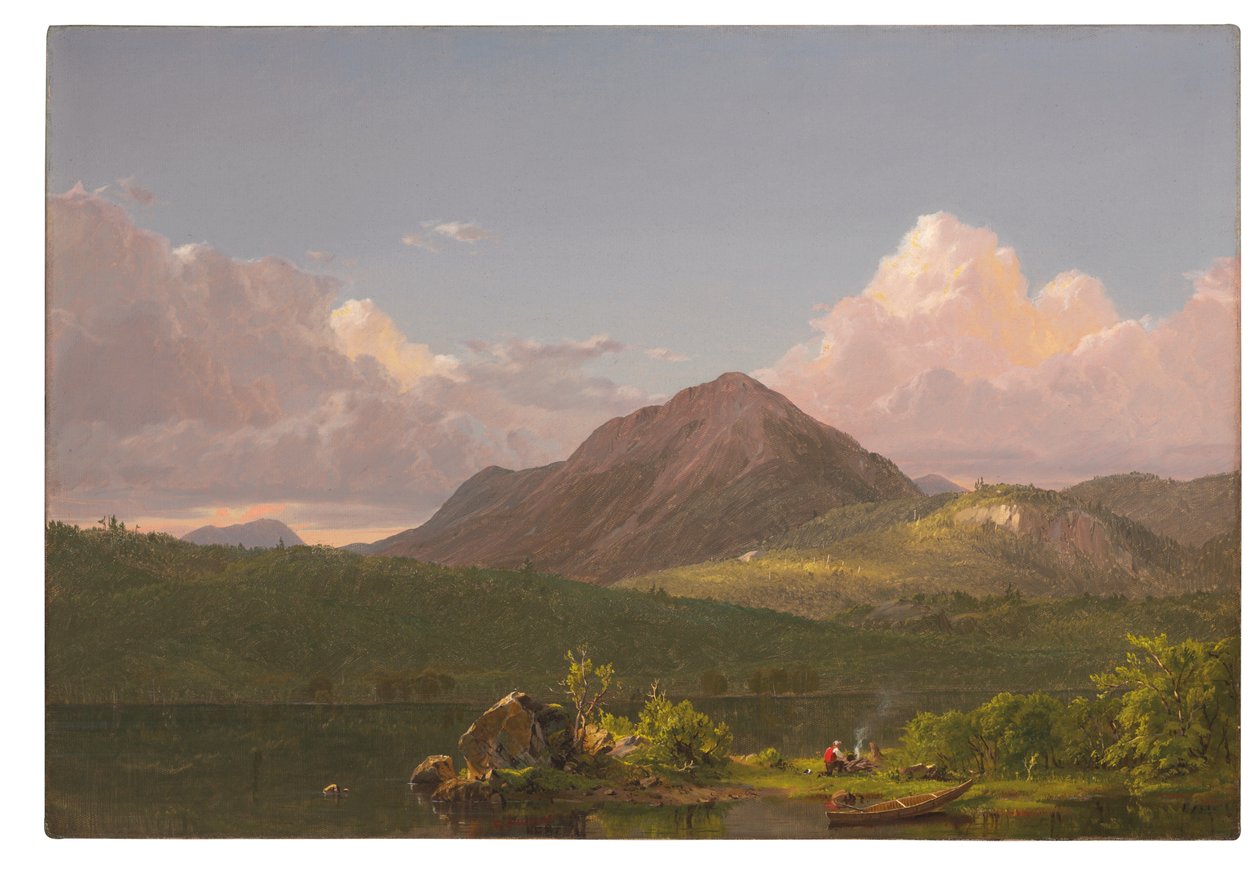 Mount Newport på Mount Desert Island, ca. 1851-53 av Frederic Edwin Church