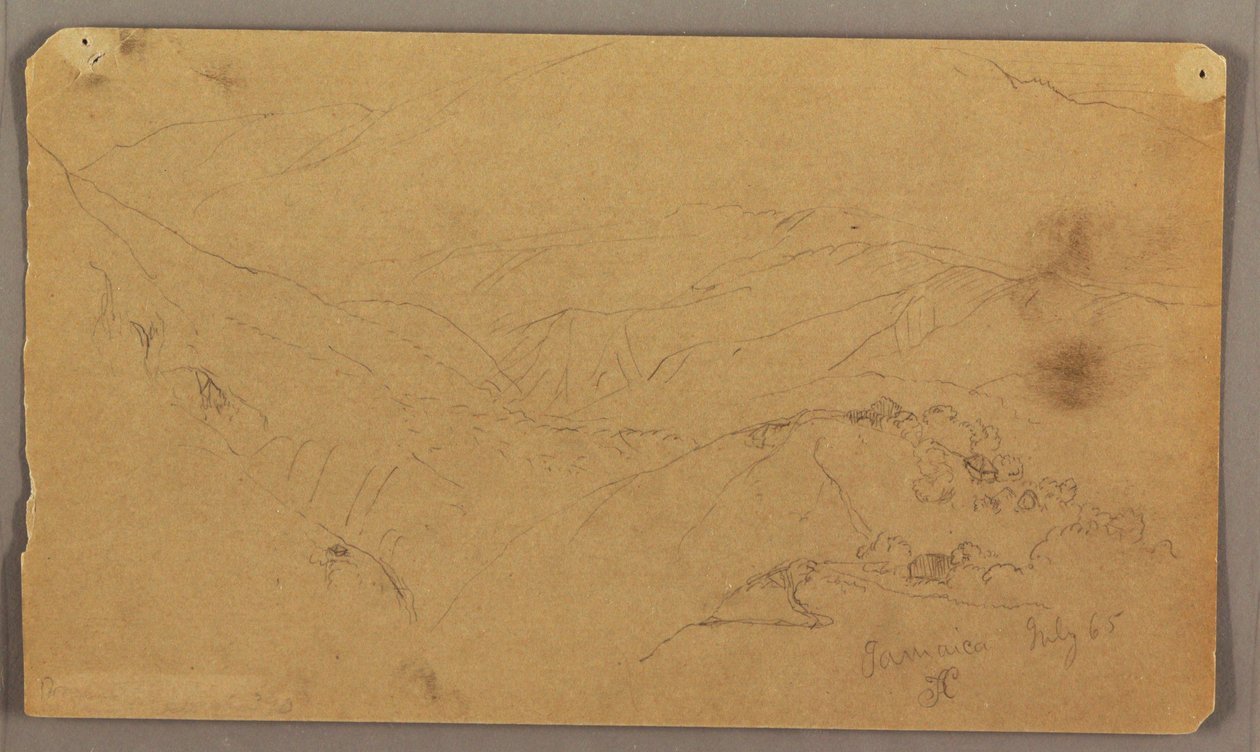 Fjelllandskap, Jamaica av Frederic Edwin Church