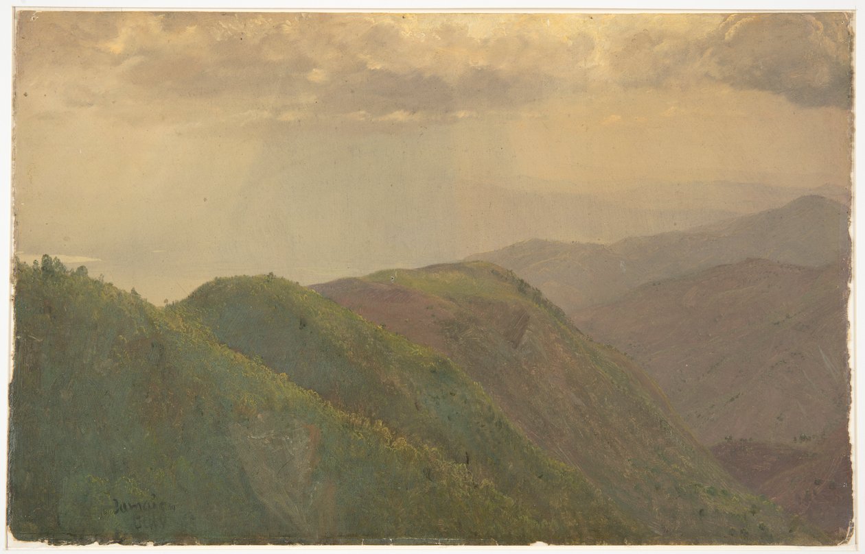 Fjell på Jamaica av Frederic Edwin Church