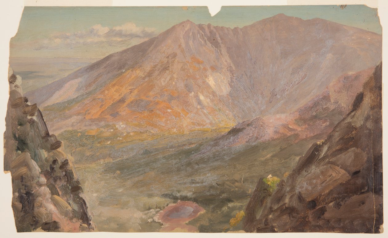 Mt. Katahdin, Great Basin fra South Turner Mountain av Frederic Edwin Church