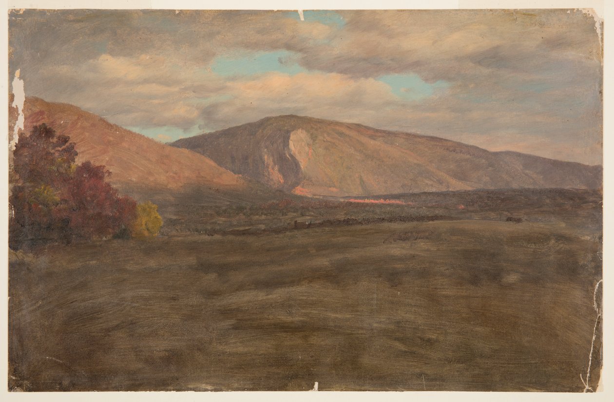 Mt. Katahdin fra sørvest (?) av Frederic Edwin Church
