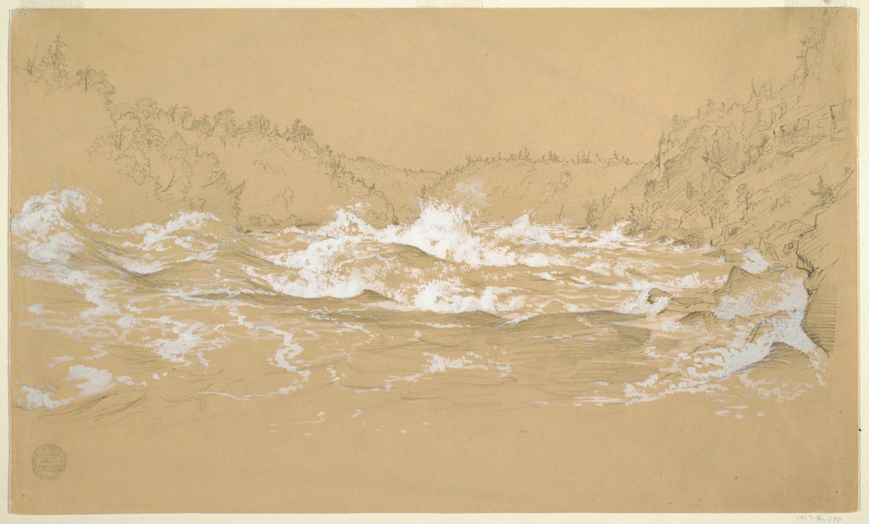 Niagara River Gorge av Frederic Edwin Church