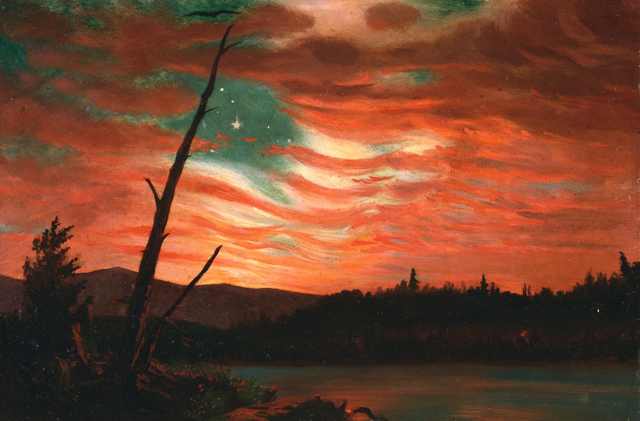 Vårt banner i himmelen av Frederic Edwin Church