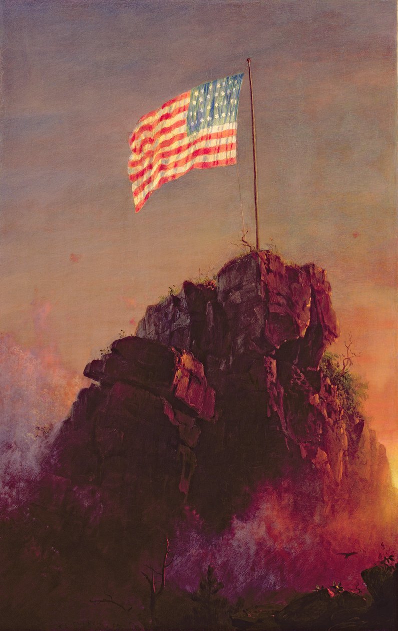 Vårt flagg av Frederic Edwin Church
