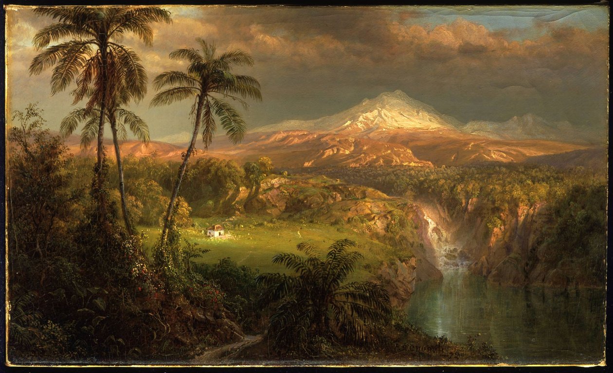 Forbigående regnbyge i tropene av Frederic Edwin Church