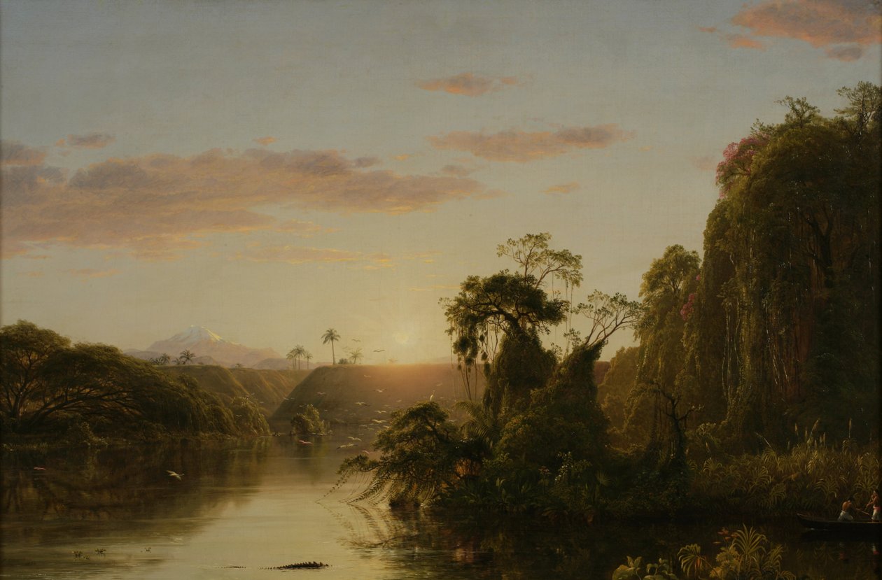 Scene på Magdalena, 1854 av Frederic Edwin Church