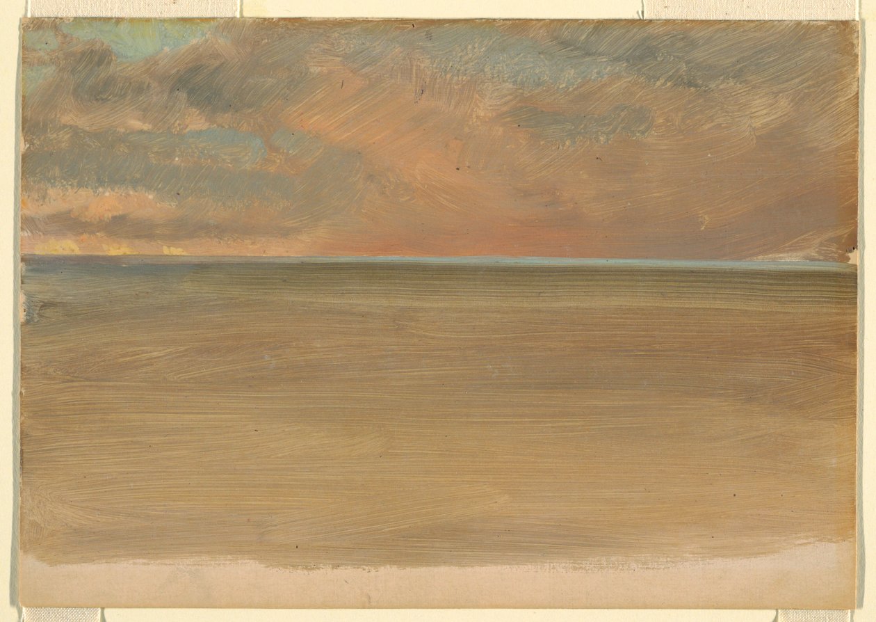 Seascape med Icecap in the Distance av Frederic Edwin Church