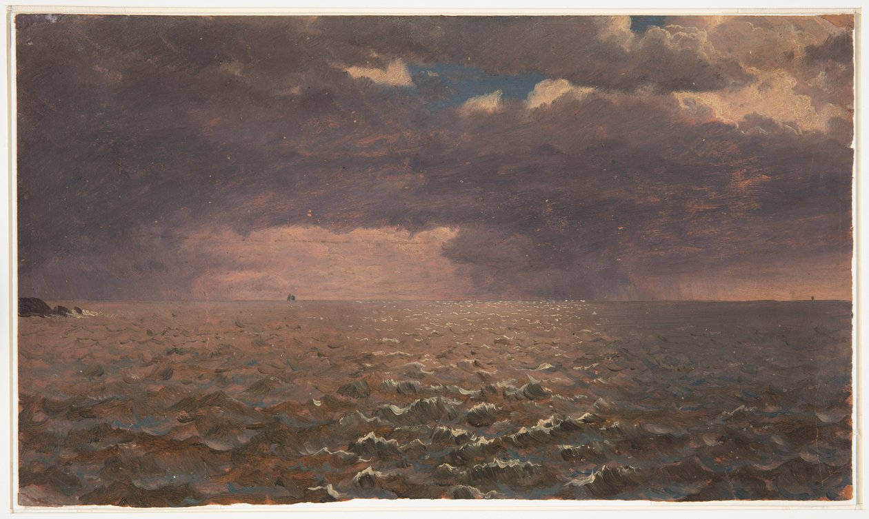 Stormfullt hav av Frederic Edwin Church
