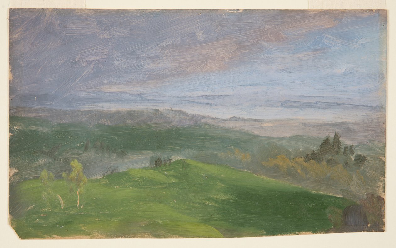 Summer View, Hudson Valley, New York av Frederic Edwin Church