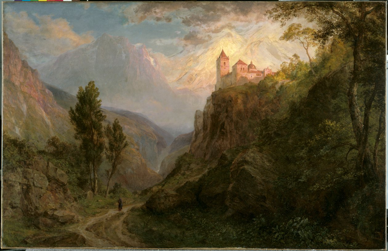 Klosteret San Pedro (Vår Frue av snøen) av Frederic Edwin Church