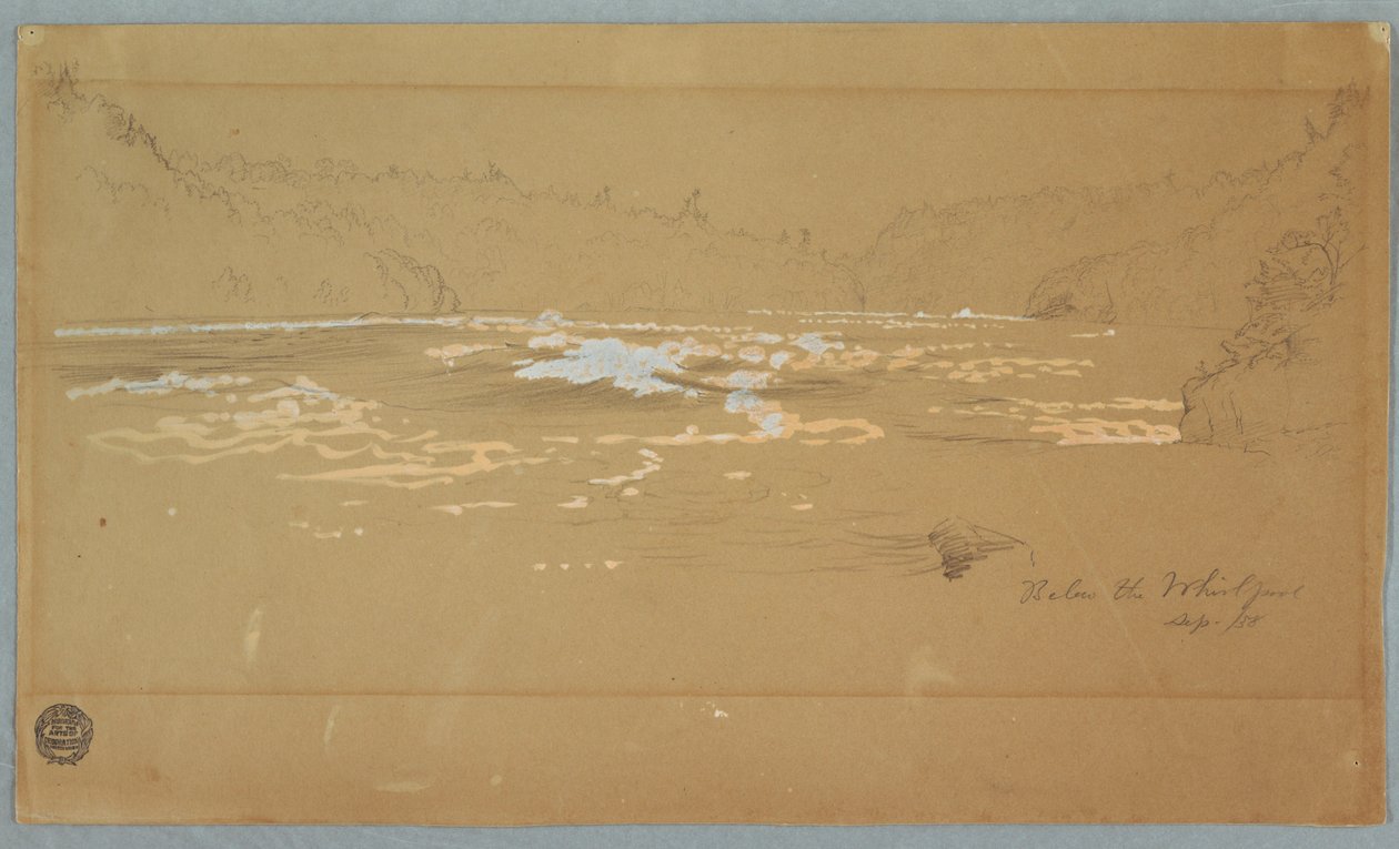 Elven "Below the Whirlpool" av Frederic Edwin Church