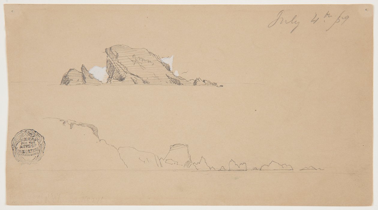 To isfjell av Frederic Edwin Church
