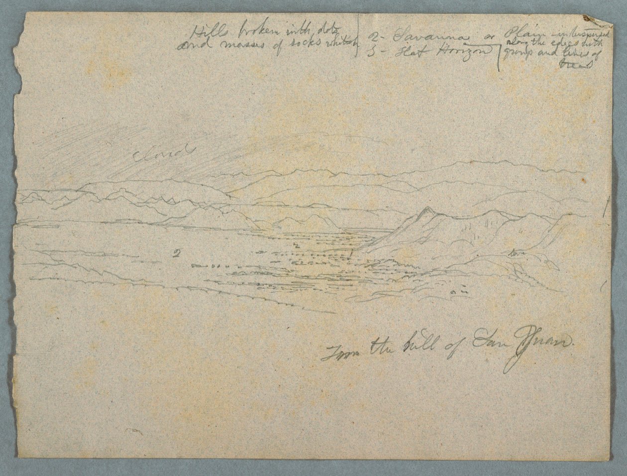 Utsikt fra Hill of San Juan, sannsynligvis Colombia av Frederic Edwin Church