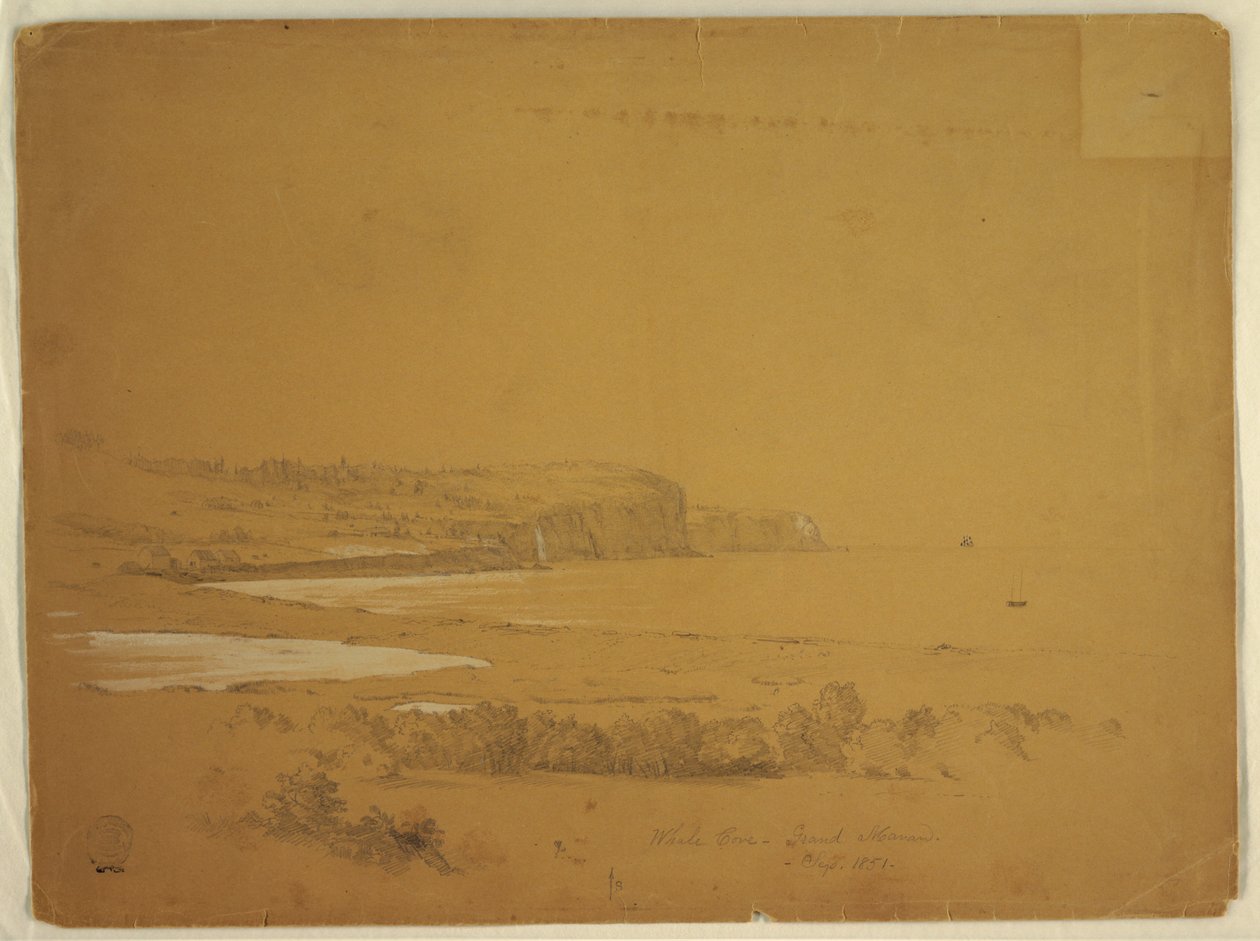 Whale Cove, Grand Manan Island, Canada av Frederic Edwin Church