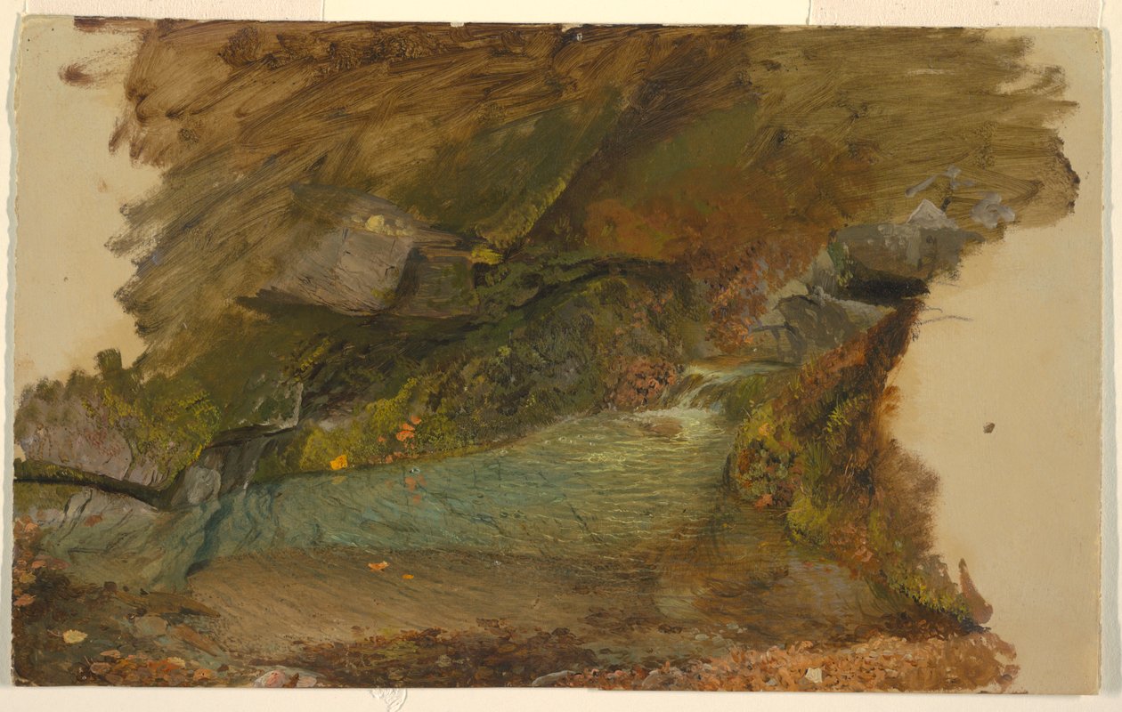 Woodland bekk av Frederic Edwin Church