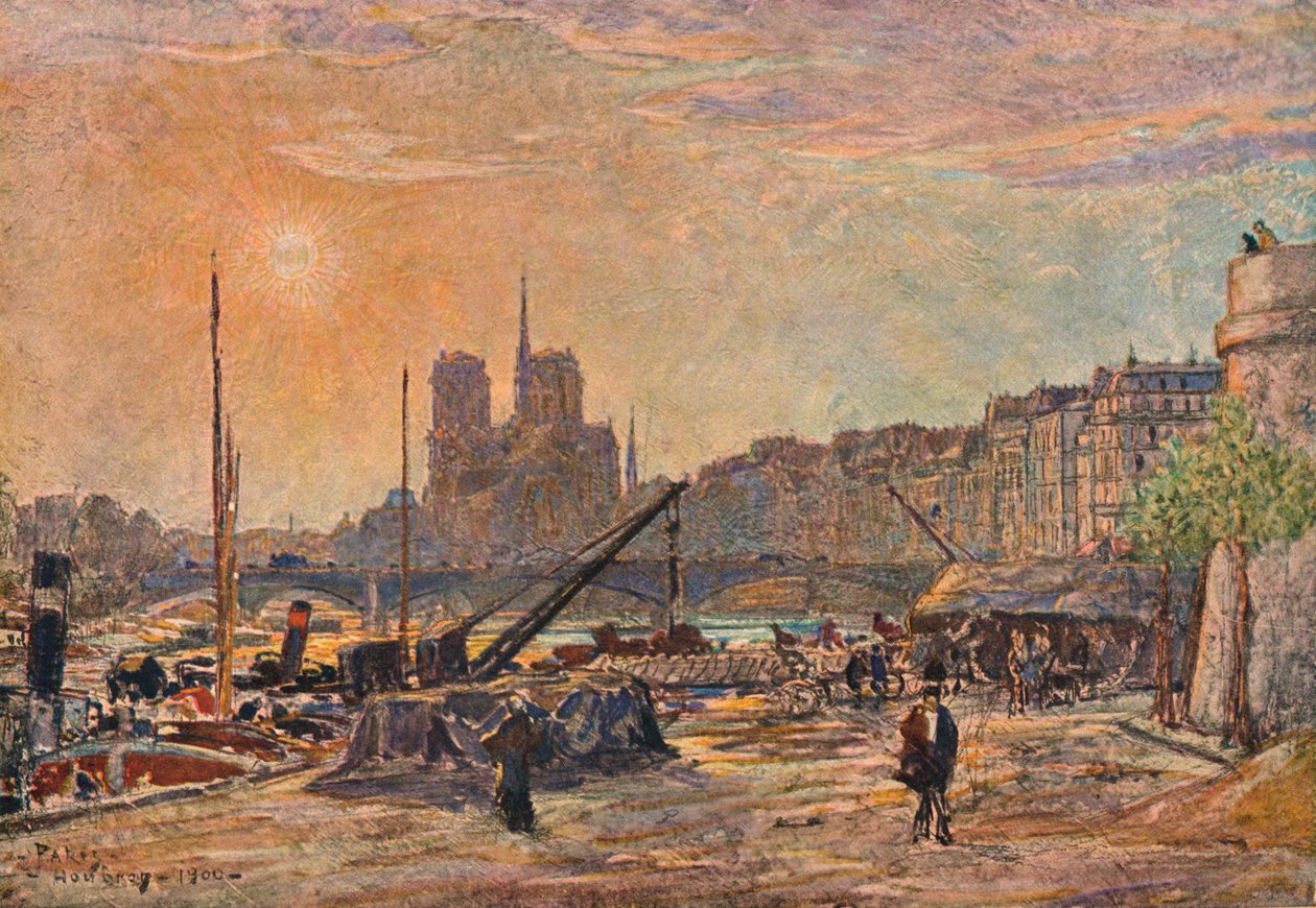 Paris, ca 1900, 1903 av Frederic Anatole Houbron