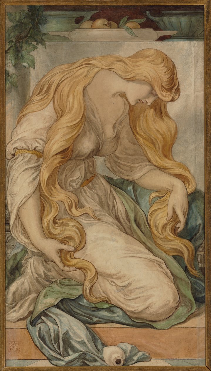 Maria Magdalena, 1879 av Frederic James Shields