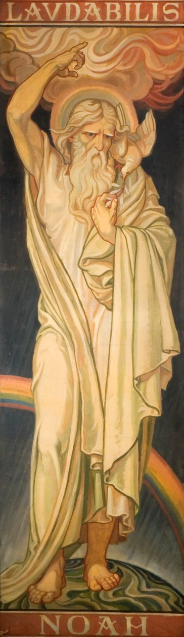 Profeter fra Det gamle testamente: Noah, ca. 1910 av Frederic James Shields