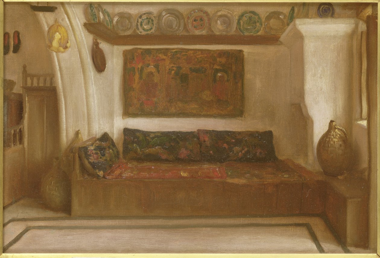 Et hus på Lindos, Rhodos av Frederic Leighton