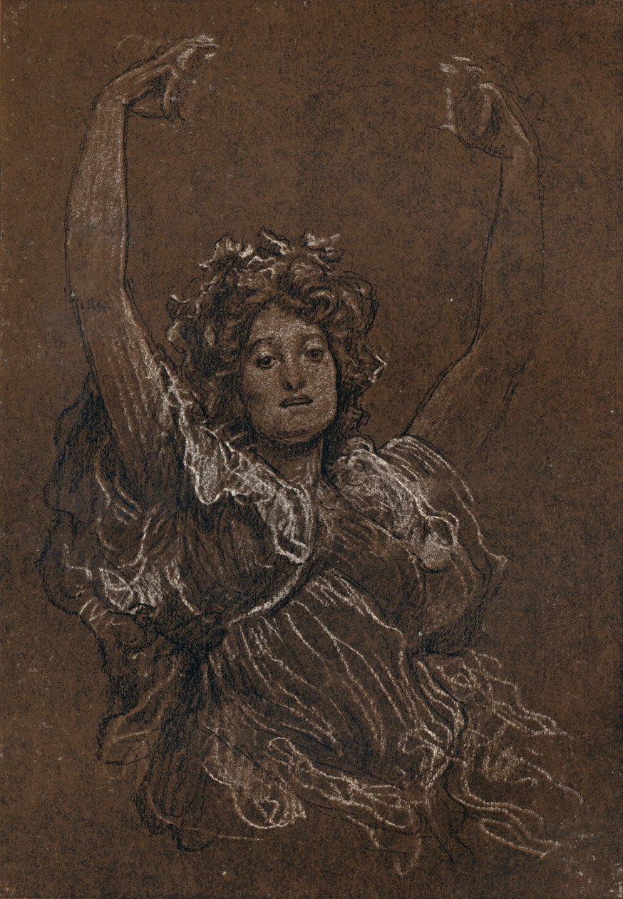 Kvinnestudie, c1897, 1897 av Frederic Leighton