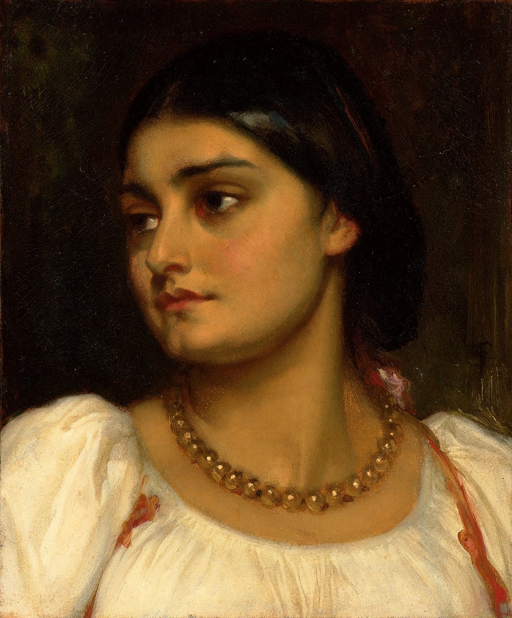 Leder for en romersk modell, av Frederic Leighton