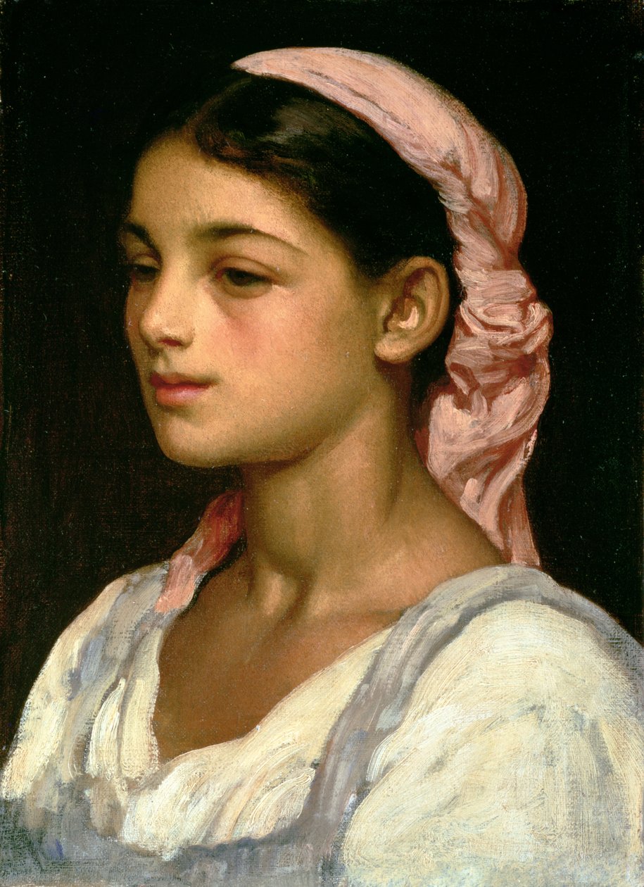 Leder for en italiensk jente av Frederic Leighton