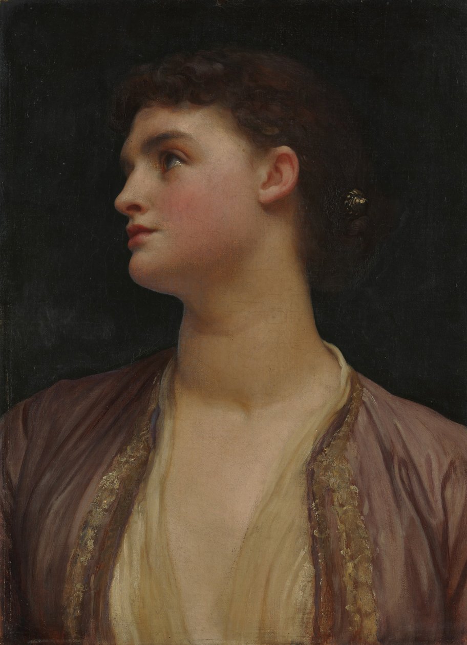 Lucia, muligens sent på 1870-tallet. av Frederic Leighton