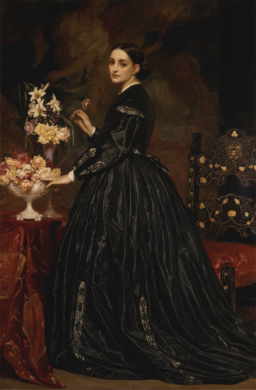 Mrs. James Guthrie [1866, Royal Academy of Arts, London, utstillingskatalog] av Frederic Leighton