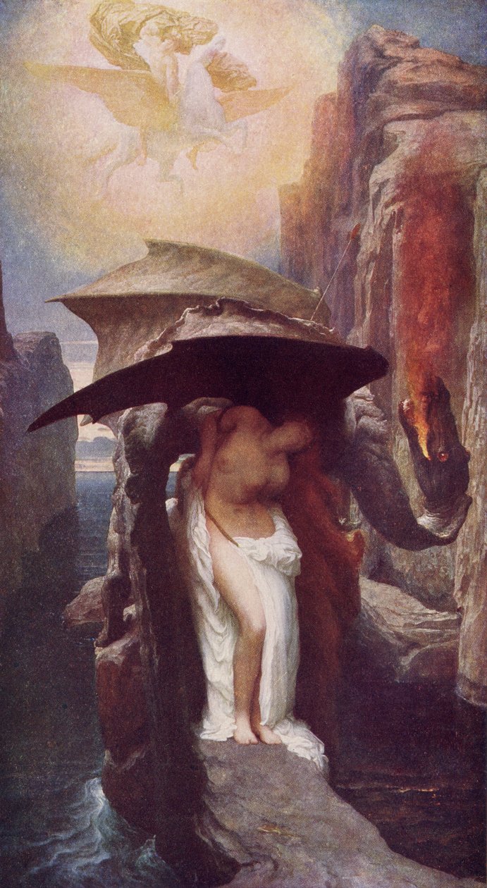 Perseus og Andromeda, illustrasjon fra boken 