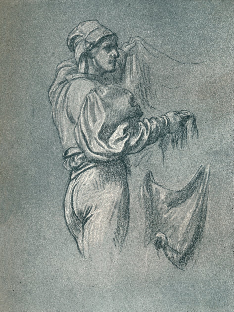 Studie for The Arts of Industry as Applied to War, c1870, 1897 av Frederic Leighton