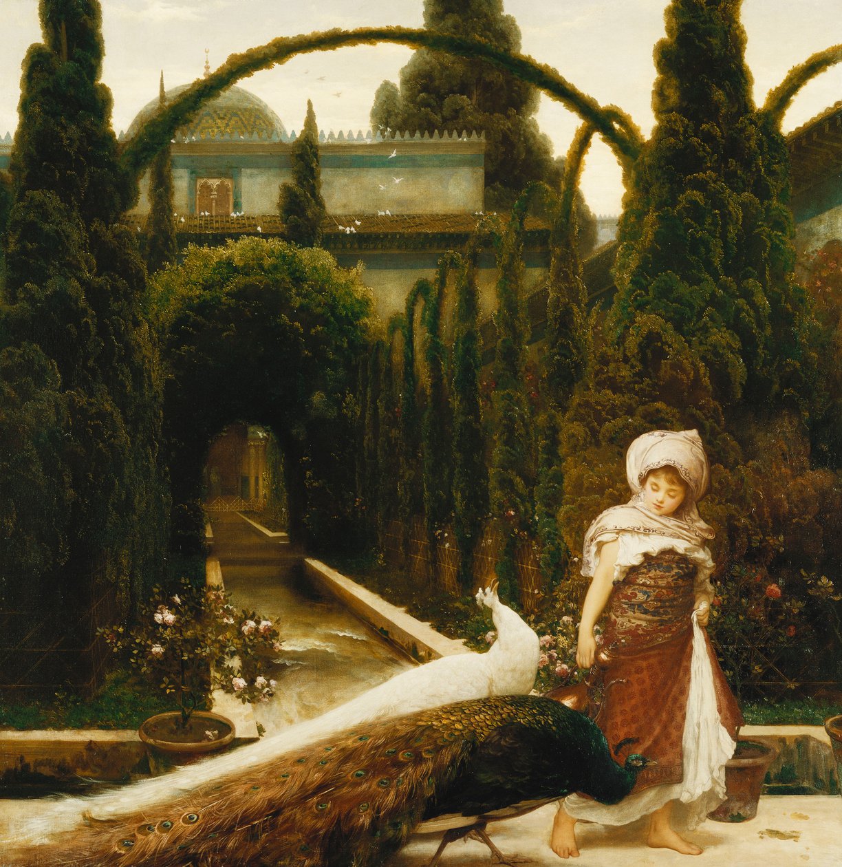 Den mauriske hagen; en drøm om Granada, 1874 av Frederic Leighton