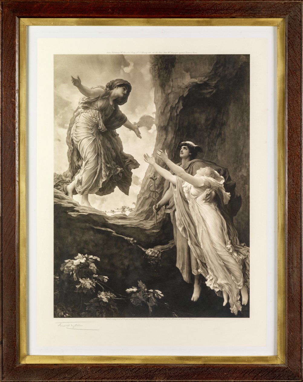 The Return of Persephone (fotogravyr) av Frederic Leighton