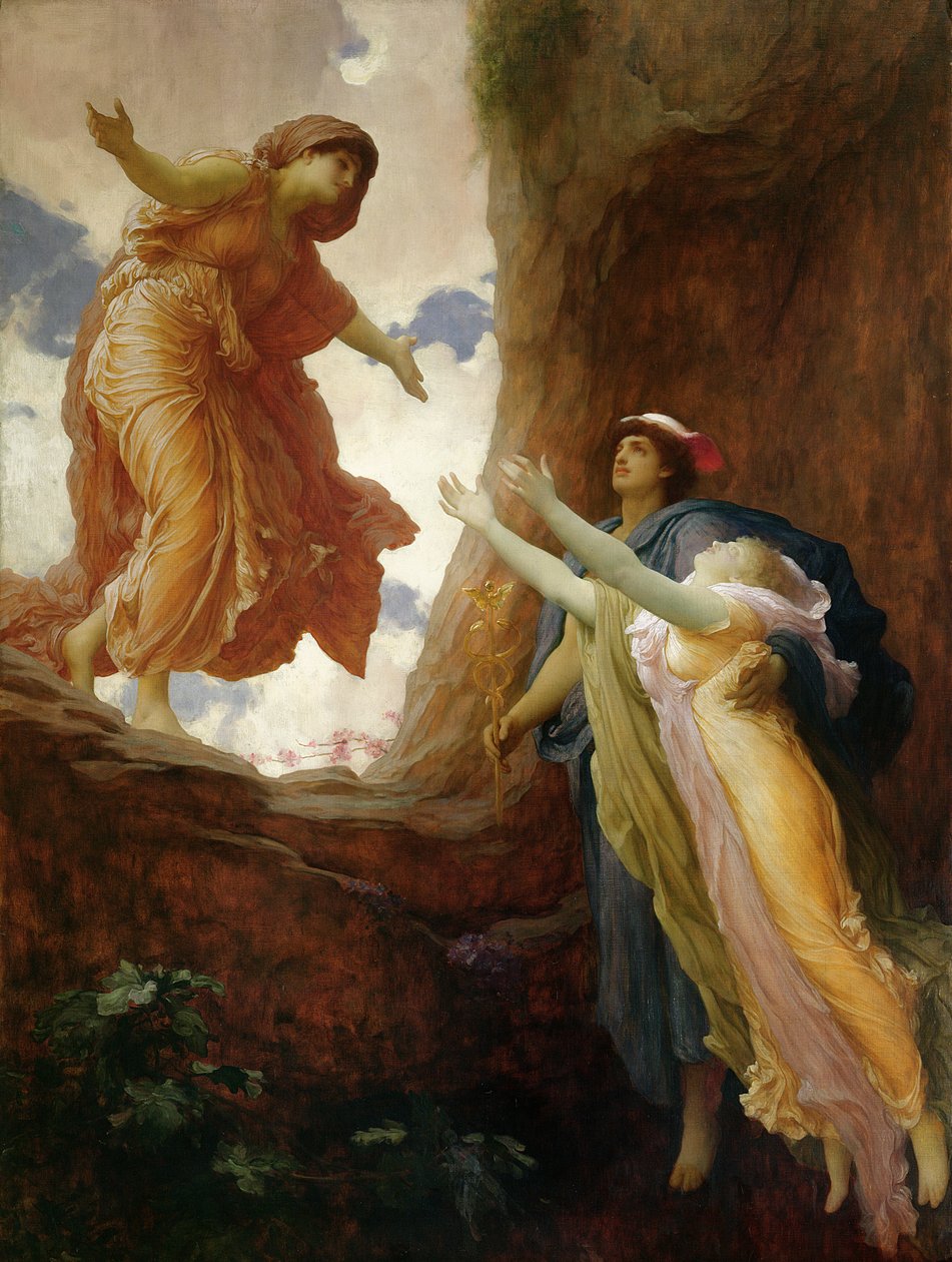 The Return of Persephone, ca. 1891 (olje på lerret) av Frederic Leighton