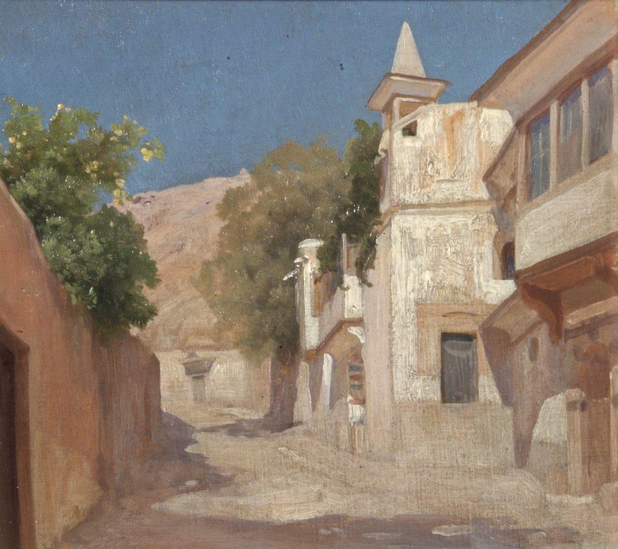 Utsikt over Sir Richard og Lady Burtons hus i Damaskus, 1873 av Frederic Leighton