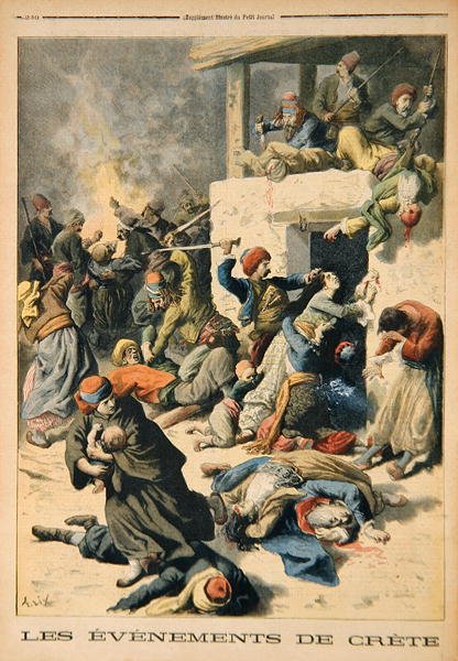 Begivenheter på Kreta, fra "Le Petit Journal", 26. juli 1896 av Frederic Lix