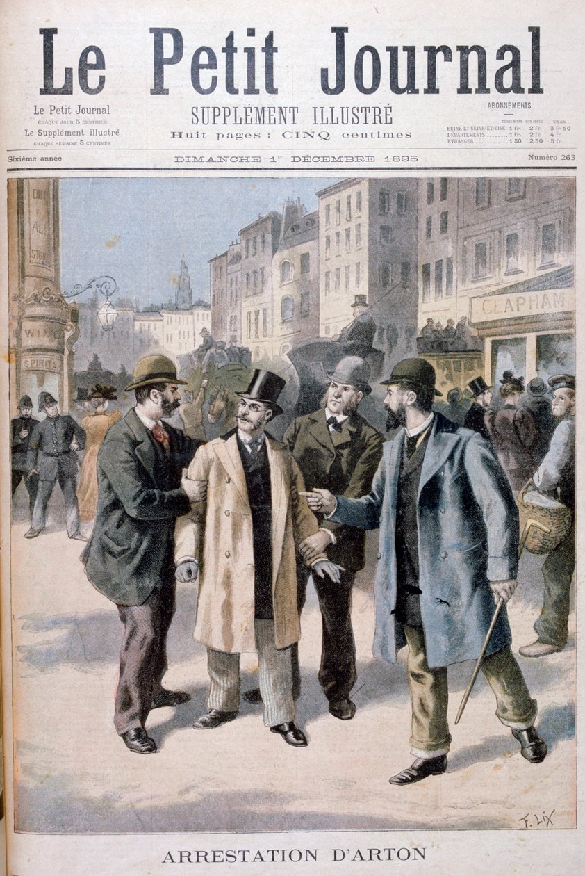 Arrestasjonen av Arton, 1895 av Frederic Lix