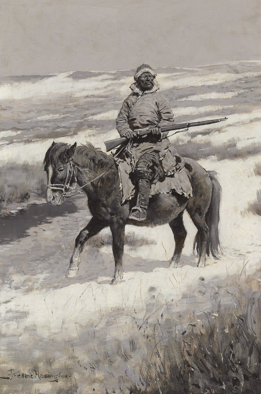 En manchurisk banditt, ca. 1904 av Frederic Remington