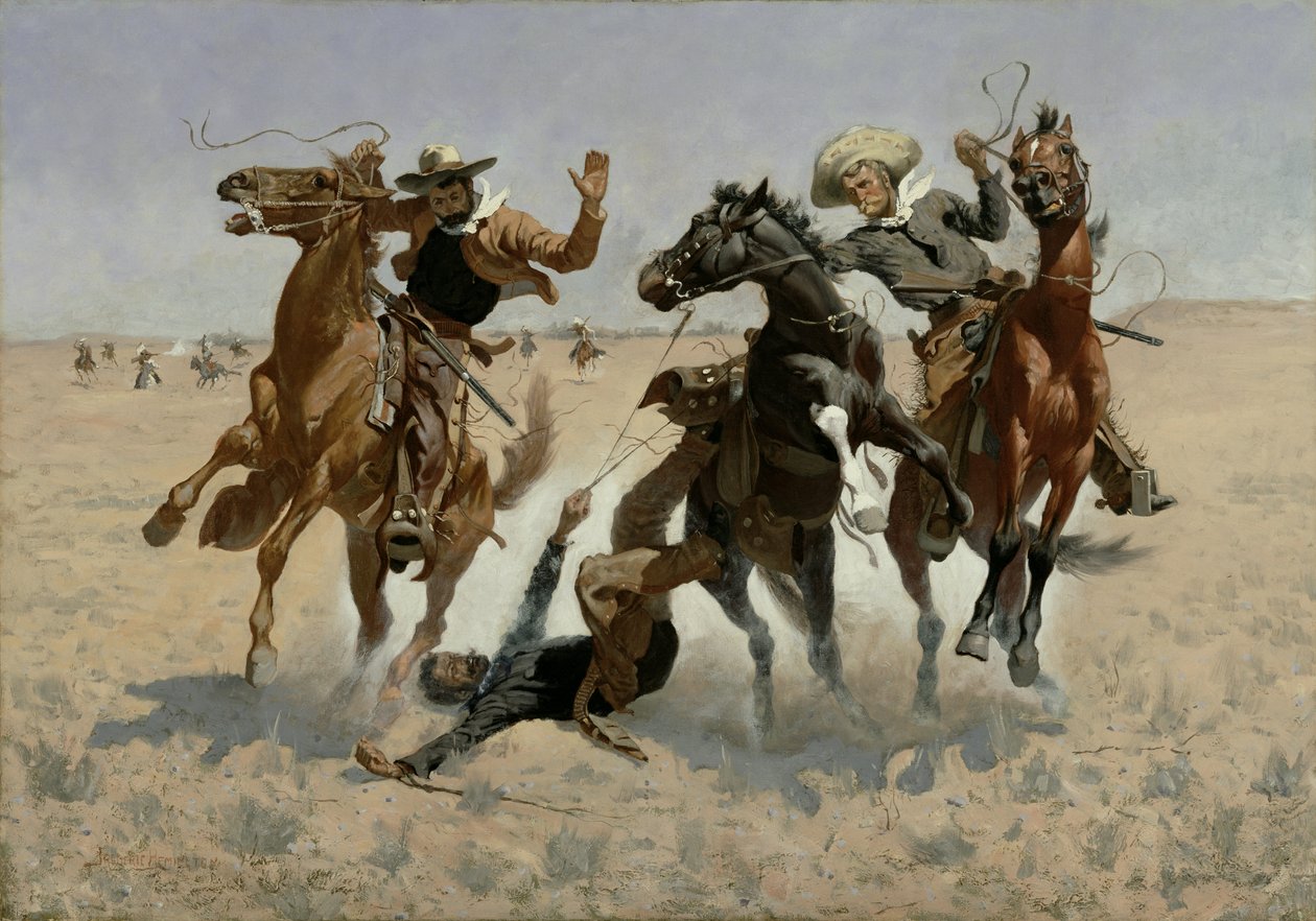 Aiding a Comrade (Past All Surgery) 1889-90 (olje på lerret) av Frederic Remington