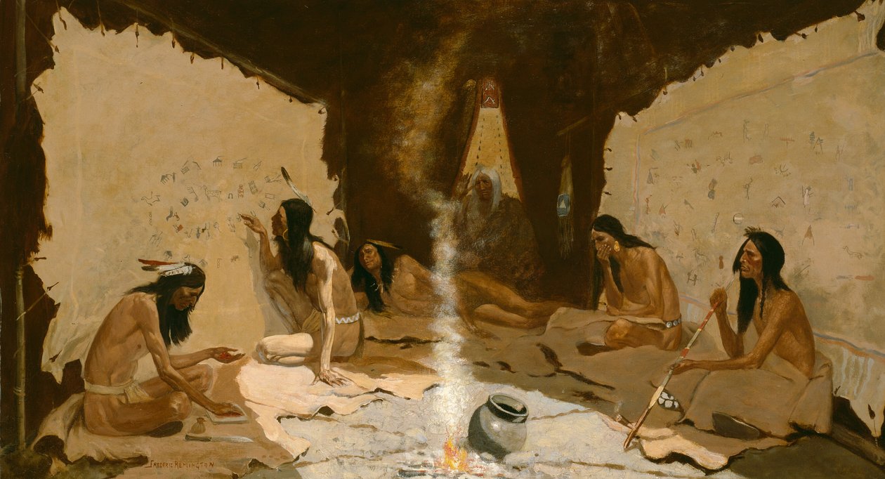 Historikere av stammen av Frederic Remington