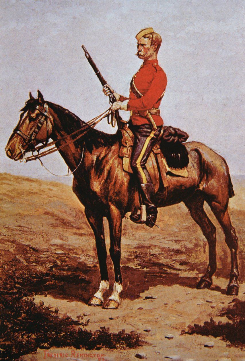 North-West Mounted Police of Canada av Frederic Remington