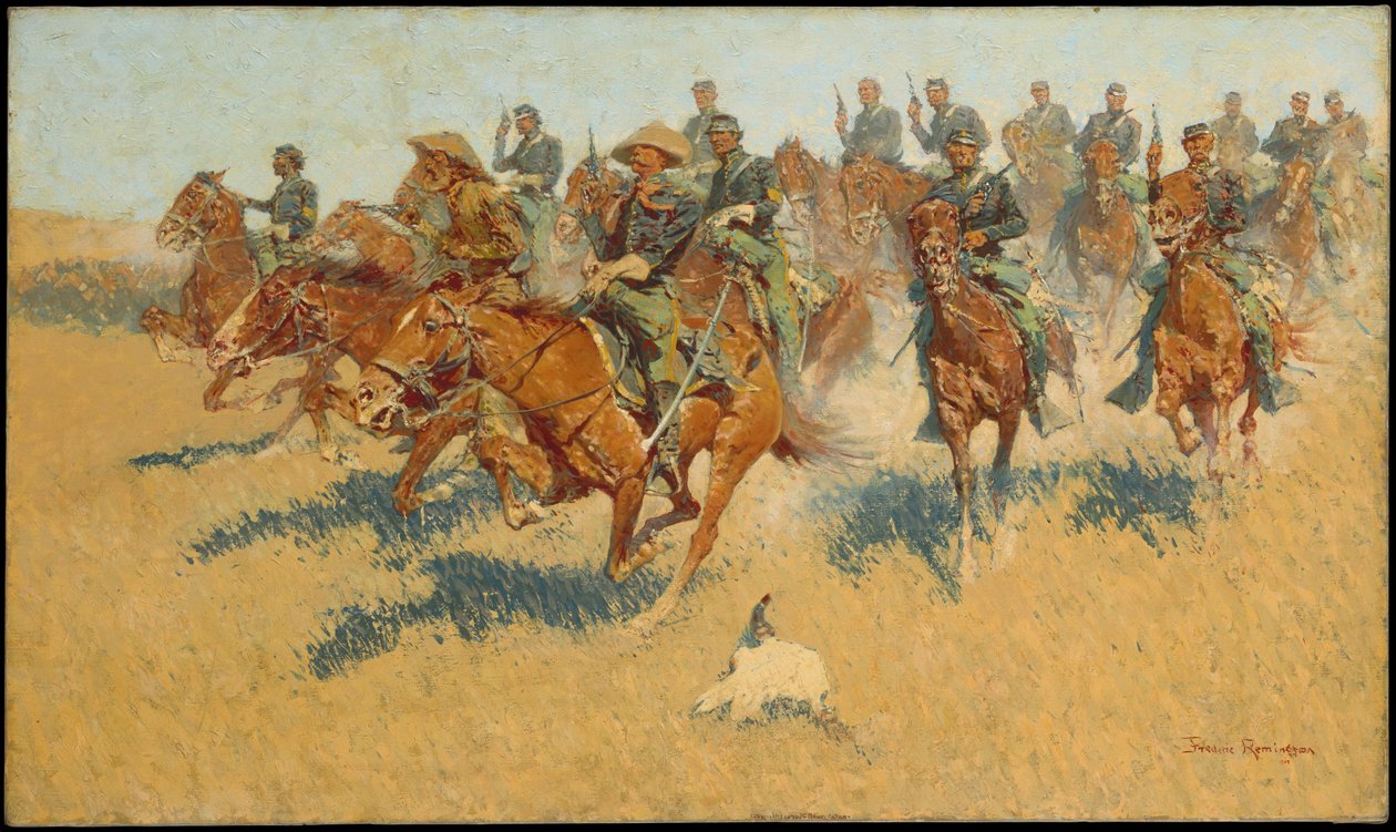 På de sørlige slettene av Frederic Remington