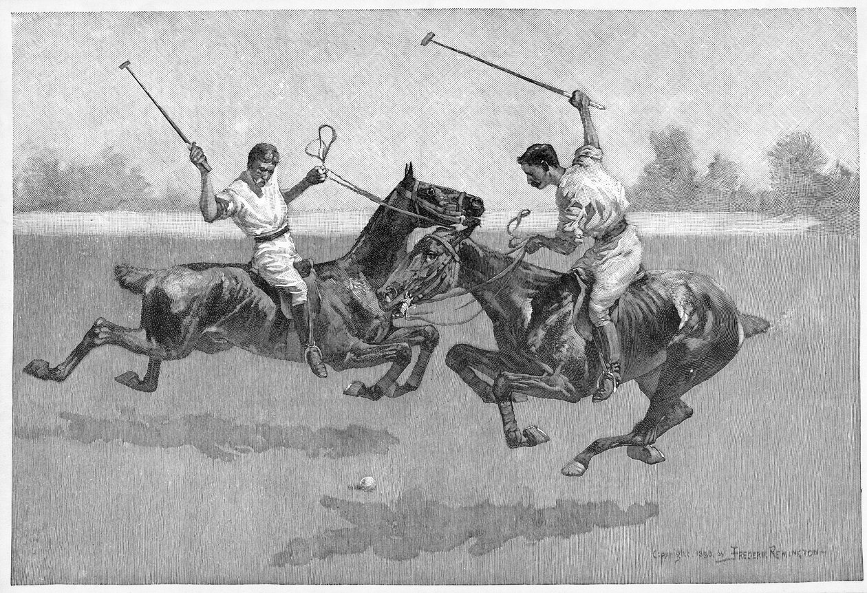 Polospillere av Frederic Remington