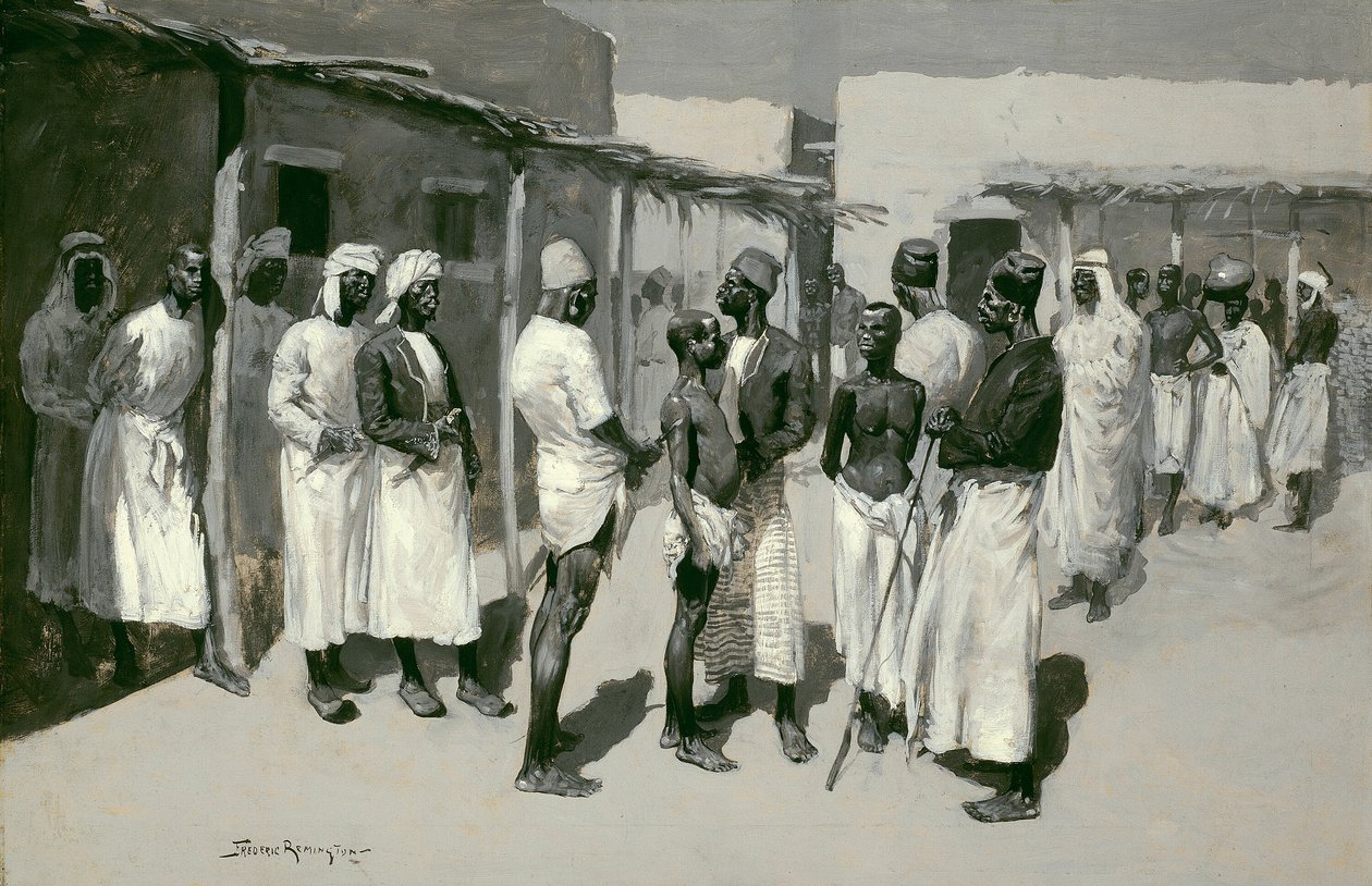 Slavemarked av Frederic Remington