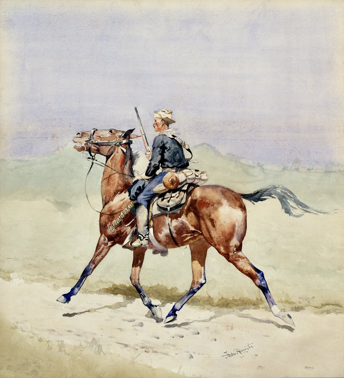 Fortroppen av Frederic Remington
