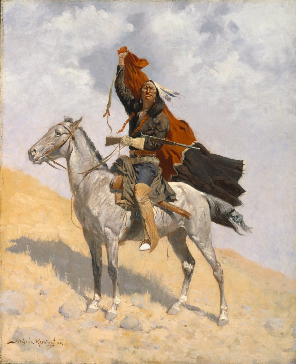 The Blanket Signal, ca. 1896 av Frederic Remington