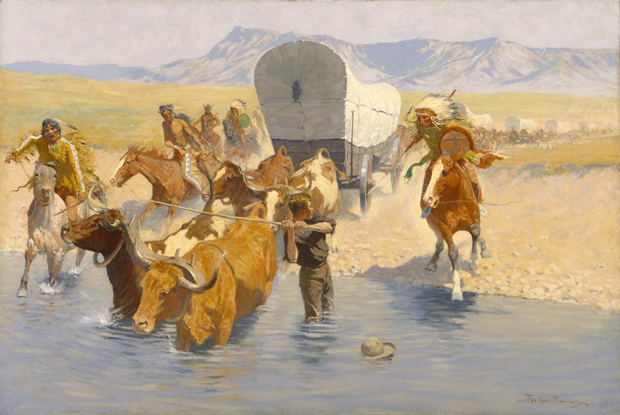 Emigrantene, ca. 1904 av Frederic Remington